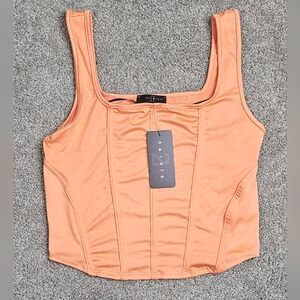 NWT - 21 Saints Peach Women’s Top | Size Large | Lightweight Crop